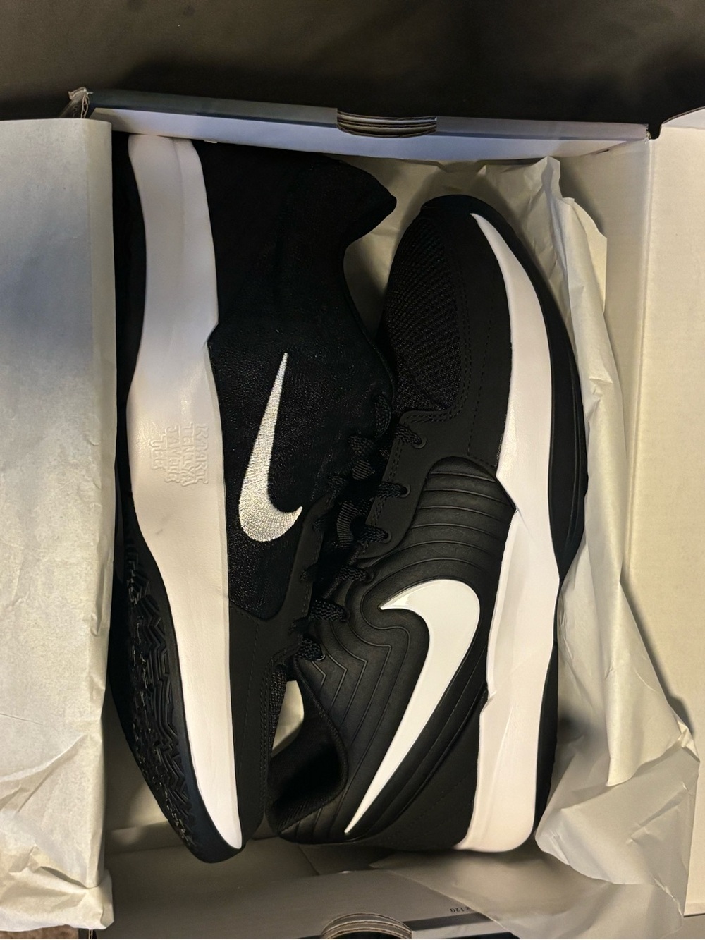 Nike JA 2 Black/White Basketball Sneakers Sz 12